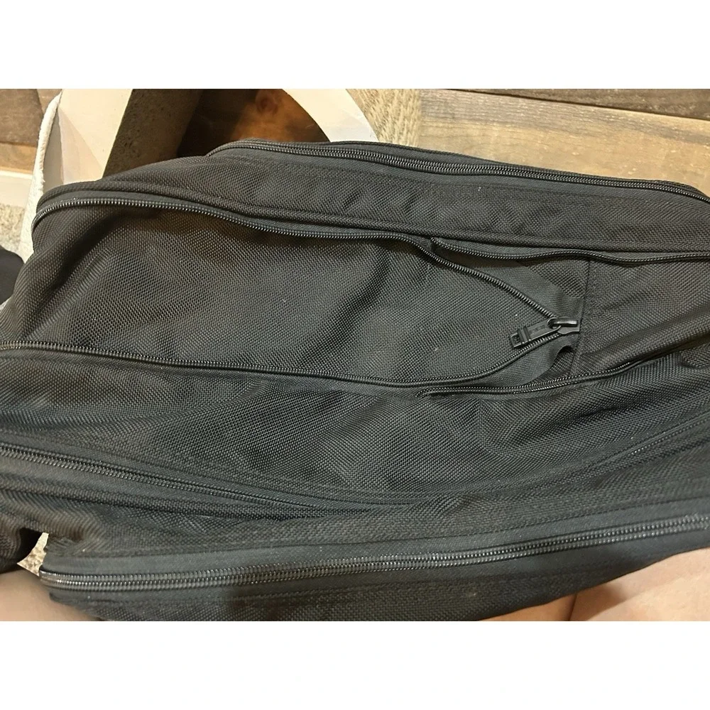 Vintage Tumi USA Black Ballistic Nylon Luggage Carry on Garment Bag 21